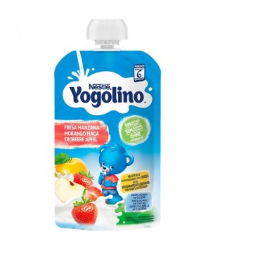 NESTLE YOGOLINO BOLSA 100 G SABOR FRESA MANZANA