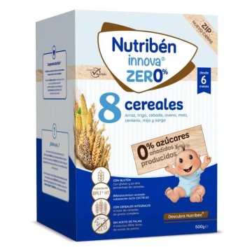NUTRIBEN INNOVA 8 CEREALES 0% 1 ENVASE 500 G