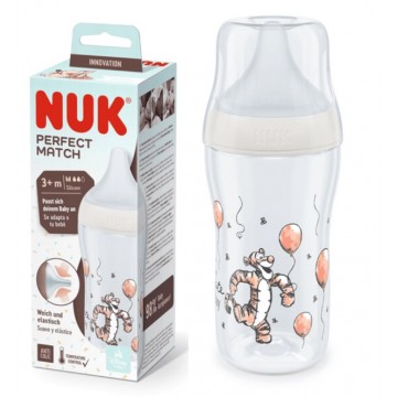 NUK PERFECT MATCH BIBERON SIL FLUJO M TIGRE 260M