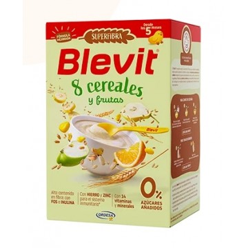 BLEVIT SUPERFIBRA 8 CEREALES Y FRUTA 500 GR