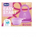 CHICCO SET COMIDA EASY START ROSA +6M