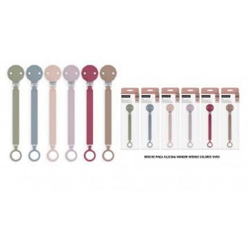 SUAVINEX BROCHE PINZA SILICONA WONDER INTENS COL