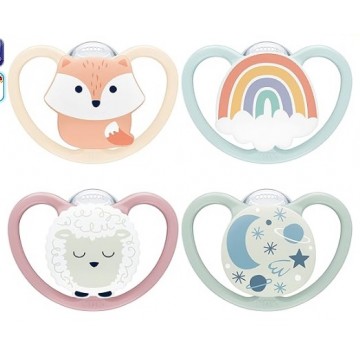 NUK CHUPETE SIGNATURE SILICONA 0-6M 2+1