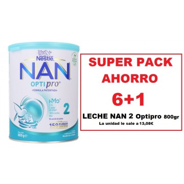 LOTE NAN 2 OPTIPRO 6+1 GRATIS