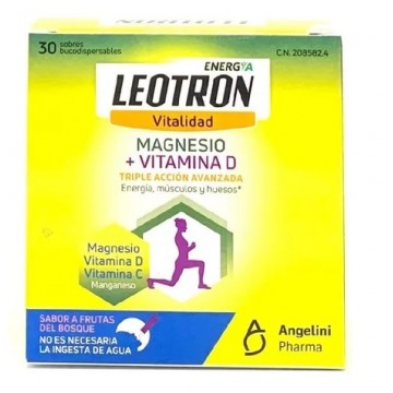 LEOTRON MAGNESIO + VITAMINA D 30 SOB BUCODISP FR