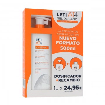 LETI AT-4 PACK GEL DOSIFICADOR 500ML + RECAMBIO