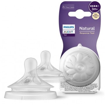 AVENT TETINA F RAPIDO NATURAL RESPONSE + 3 M 2 U