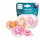 AVENT PHILIPS CHUPETE ULTRA SOFT 6 -18 M NIÑA 2U