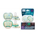 AVENT CHUPETE SILICONA NOCTURNO 0-6 M 2 U NIÑO