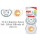 NUK CHUPETE SILICONA SPACE 18-36M 2U ZEBRA