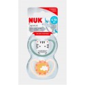NUK CHUPETE SILICONA SPACE 6-18 M 2U ZEBRA