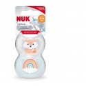 NUK CHUPETE SILICONA SPACE 0-6 M 2U ZORRO ROSA