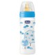 CHICCO BIBERON CAUCHO 4M+ 330 ML AZUL