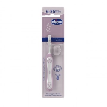 CHICCO CEPILLO DENTAL INFANTIL LILA 6 M+