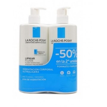 LA ROCHE POSAY PACK LIPIKAR FLUIDO 750M 2º U 50%