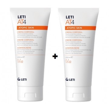 LETI AT4 DUPLO CREMA CORPORAL 2X200 ML