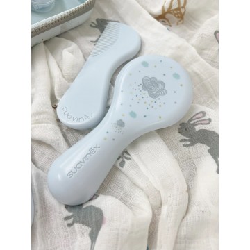 SUAVINEX CEPILLO Y PEINE INFANTIL SOFT AZUL