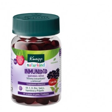 KNEIPP GUMMIES NIÑOS IMMUNIDAD 30U FRAMBUESA