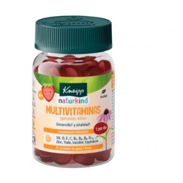 KNEIPP GUMMIES NIÑOS MULTIVITAMINAS 30UNI FRESA