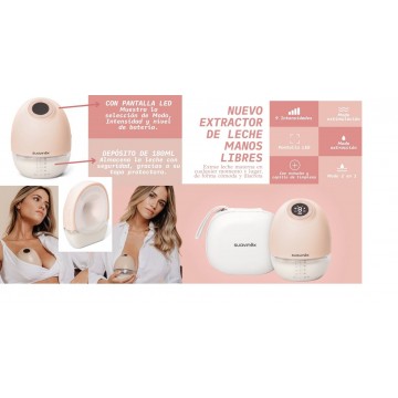 SUAVINEX EXTRACTOR LECHE ELECTRICO MANOS LIBRES