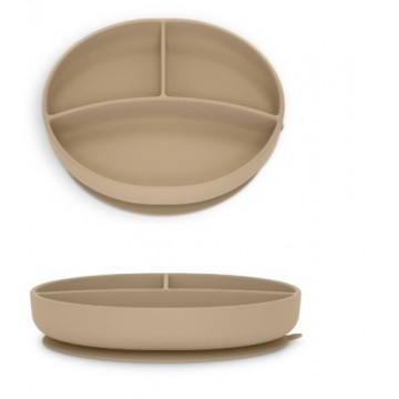 SUAVINEX PLATO DIVISIONES SILICONA + 4M BEIGE