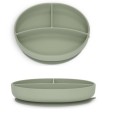 SUAVINEX PLATO DIVISIONES SILICONA + 4M VERDE