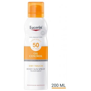 EUCERIN SUN 50 SPRAY TRANSPARENTE DRY TOUCH 200