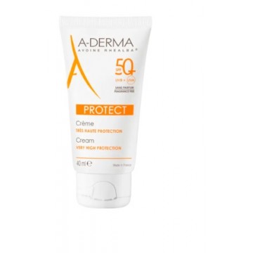 A-DERMA PROTECT SPF 50+ SIN PERFUME 40 ML