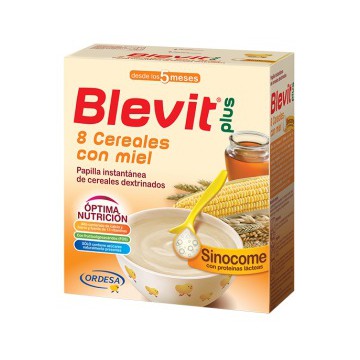 BLEVIT PLUS SINOCOME 8 CEREALES CON MIEL 600 gr