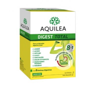 AQUILEA DIGEST TOTAL 12 STICKS 2,5 G SABOR MANZA