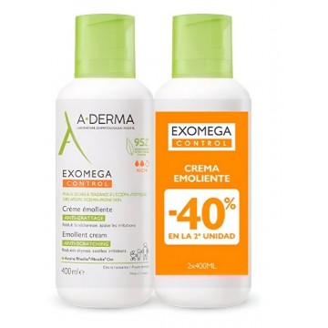 A-DERMA EXOMEGA CONTROL DUO 40% 2U CREMA 400 ML
