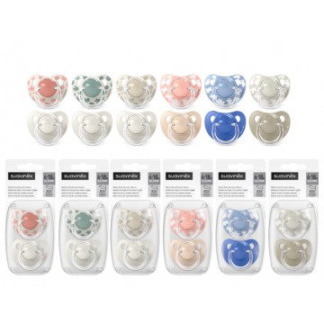 SUAVINEX CHUPETE SILICONA ANATOMICO 6-18M 2 UND