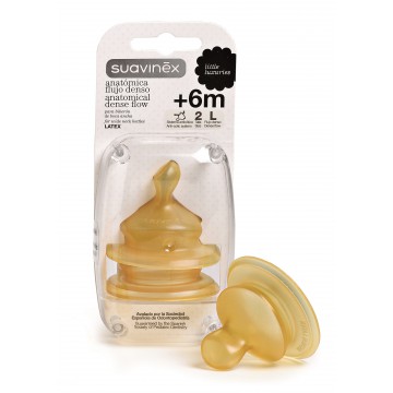SUAVINEX TETINA LATEX ANATOMICA T 2L 2 U