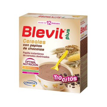 BLEVIT PLUS CEREALES Y PEPITAS DE CHOCOLATE 600