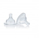 CHICCO TETINA SILICONA FISIOL B ANCHA 2+ 2 U