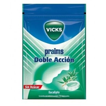 CARAMELOS PRAIMS DOBLE ACCION SIN AZUCAR 60 G