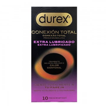 DUREX CONEXION TOTAL EXTRA LUBRICADO 10 PRESERVA