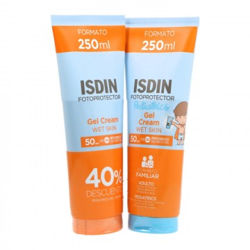 FOTOPROTECTOR ISDIN PACK GEL CREMA ADUL+NIÑO 250