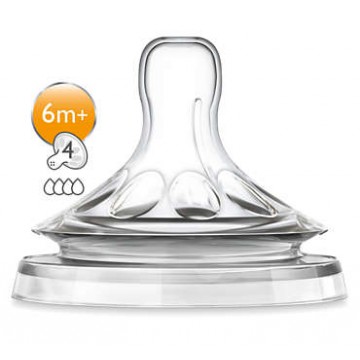 AVENT TETINA NATURAL FLUJO RAPIDO RECIEN + 6 M