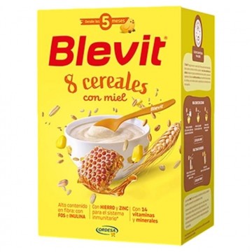 BLEVIT 8 CEREALES CON MIEL 1 ENVASE 500 G