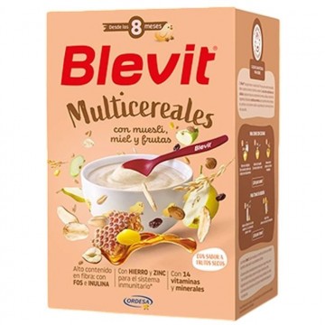 BLEVIT MULTICEREALES CON MIEL Y FRUTAS 1 ENVASE