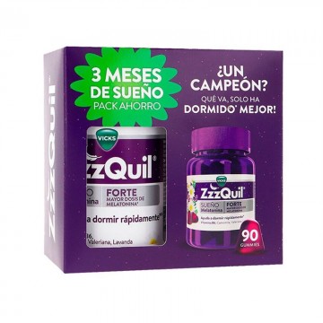 ZZZQUIL SUEÑO FORTE 90 GUMMIES SABOR FRUTOS DEL