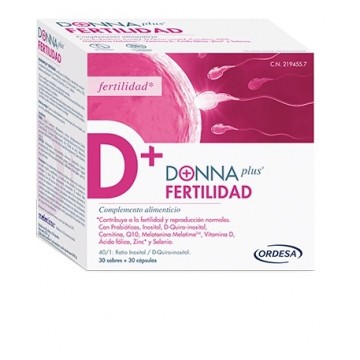 DONNAPLUS FERTILIDAD 30 CAPSULAS + 30 SOBRES 7 G