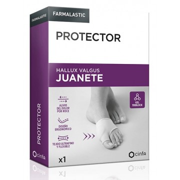 PROTECTOR JUANETE FARMALASTIC 1 UNIDAD TALLA UNI