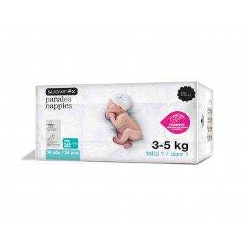 SUAVINEX BRAGAPAÑAL TALLA 1 RECIEN NACIDO 36 U