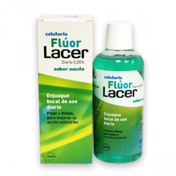 LACER COLUTORIO FLUOR DIARIO 0,05 % MENTA 500 ML