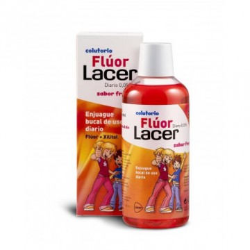 LACER COLUTORIO FLUOR DIARIO 0,05 % FRESA 500 ML