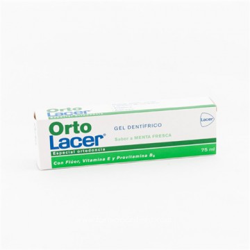ORTOLACER GEL DENTIFRICO MENTA 75 ML