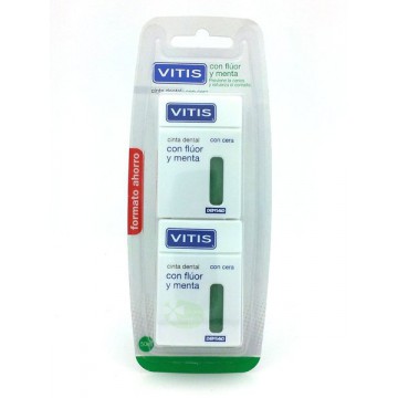 VITIS DUPLO CINTA DENTAL CON CERA 50 M